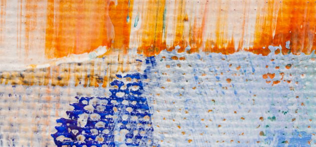 Paint stroke abstract art