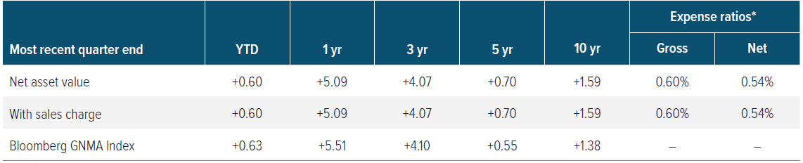 Average Annual Total Returns %