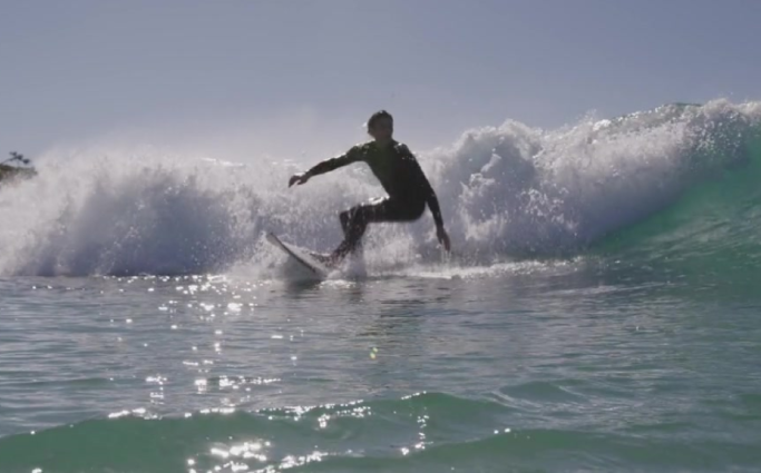 man surfing in ocean waves