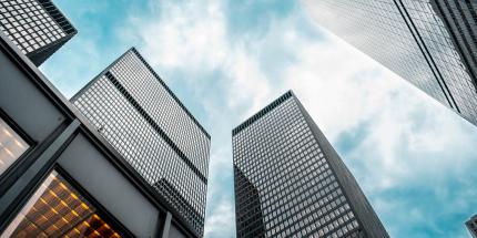 Blue Sky and Tall Buildings